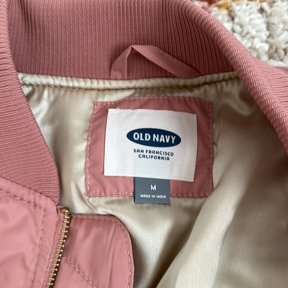 Old Navy Pink Bomber Jacke - Picture 2 of 7